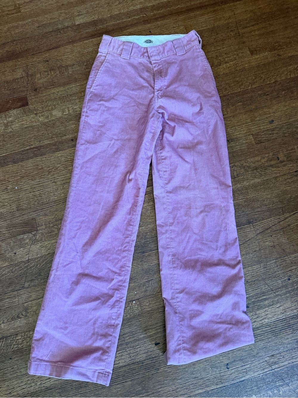 Dickies Light Pink Wide-Leg Corduroy Pants